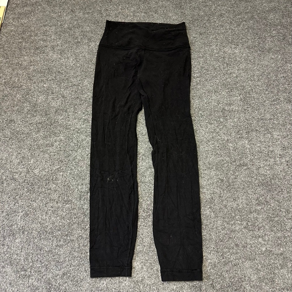Lululemon Leggings Womens Size 4 Black Align High Rise 25" Cropped Yoga Pants